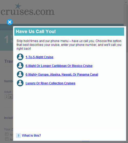 Cruises.com Web Widget
