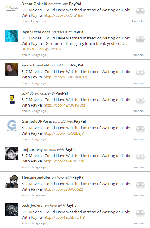 Complaining About PayPal's Long Hold Time