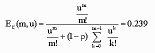 Erlang-C equation