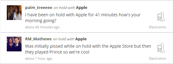 Long Hold-Time at Apple