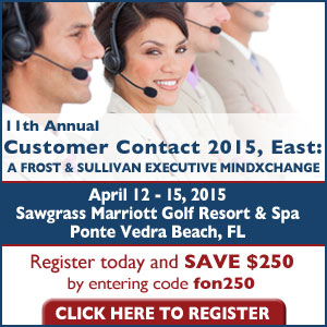 Frost & Sullivan's Customer Contact East