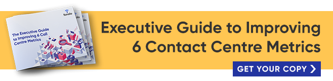 Link to guide to improving call center metrics.