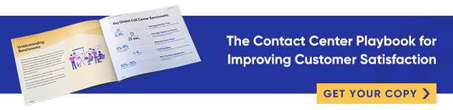 Link to free resource about improving CSAT in contact centers.